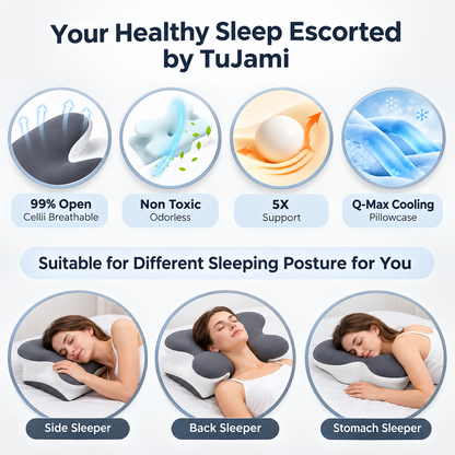 SmileVera® DreamRest Ergonomic Alignment Pillow
