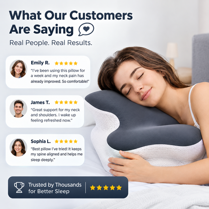 SmileVera® DreamRest Ergonomic Alignment Pillow